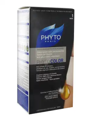 Phytocolor Coloration Permanente Phyto Noir 1 à Courbevoie