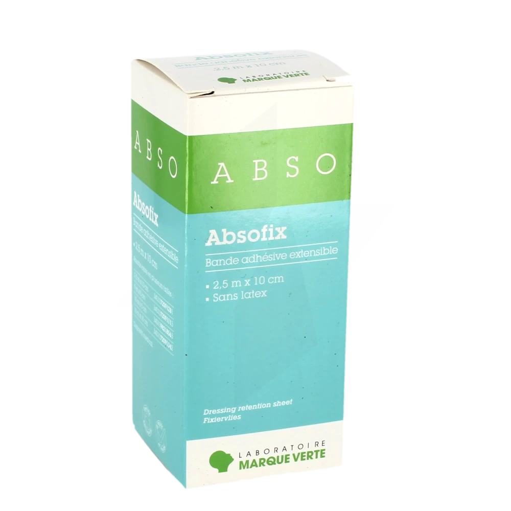 Absofix Bande Adhésive Extensible 2,5 M X 10 Cm