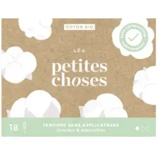 Les Petites Choses Tampon Normal Coton Bio B/18 à Poitiers