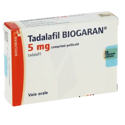Tadalafil Biogaran 5 Mg, Comprimé Pelliculé à Lavernose-Lacasse