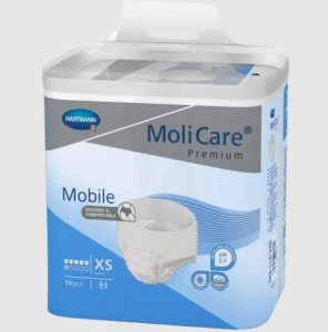 Molicare Premium Mobile 6 Gouttes - Slip Absorbant - Taille Xs B/14