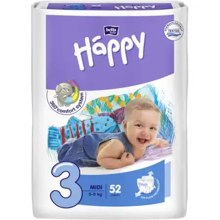 Bella Happy Baby Couche Bébé T3 5-9kg B/13