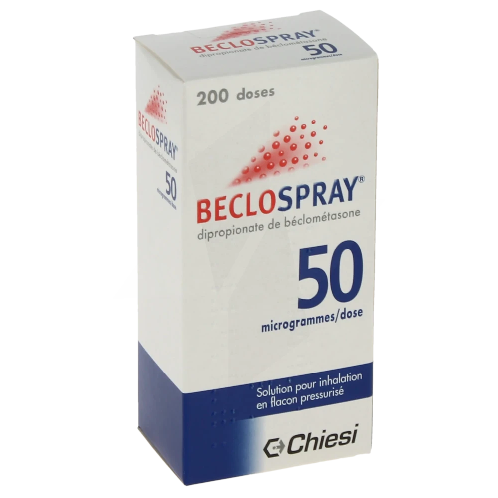 Beclospray 50 Microgrammes/dose, Solution Pour Inhalation En Flacon Pressurisé