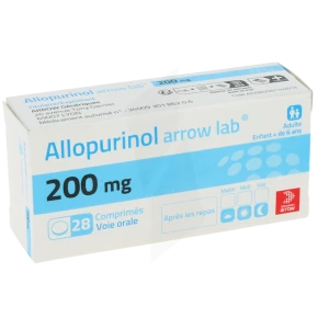 Allopurinol Arrow Lab 200 Mg, Comprimé