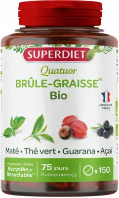 Superdiet Quatuor Bio Comprimés Brûle Graisse B/150 à REIMS