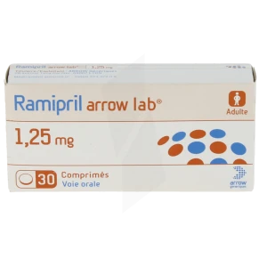 Ramipril Arrow Lab 1,25 Mg, Comprimé