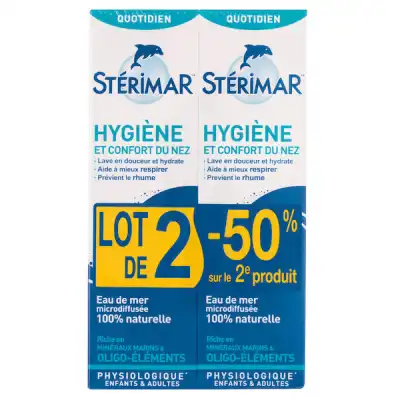 Stérimar Hygiène Et Confort Du Nez Solution Nasale 2fl Pulv/100ml à Aubervilliers