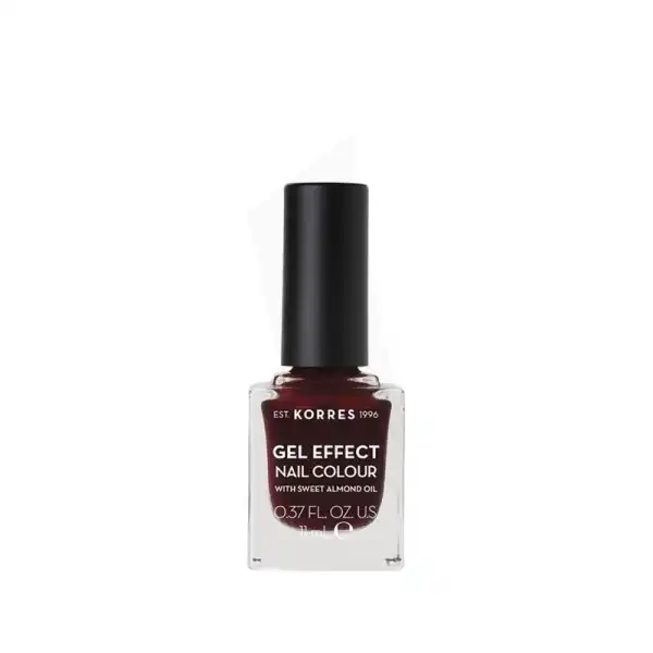 Korres Huile D'amande Douce Vernis à Ongles N°57 Burgundy Red 11ml