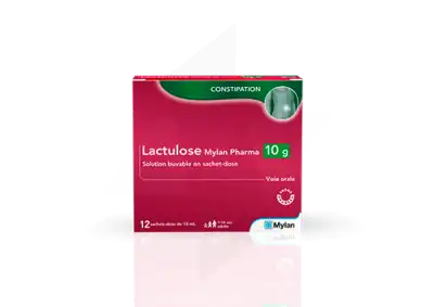 LACTULOSE VIATRIS SANTE 10 g, solution buvable en sachet-dose