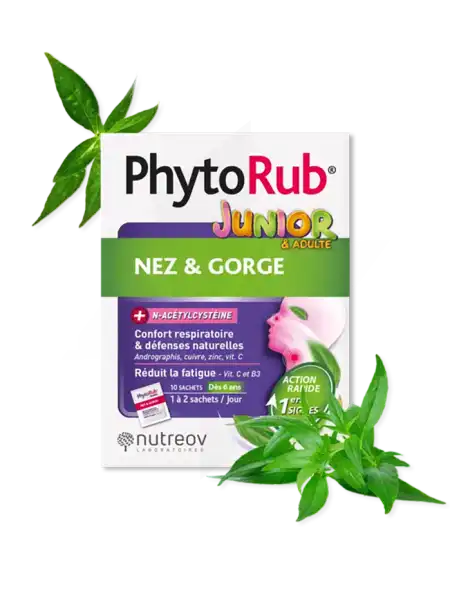 Nutreov Phyto-rub Poudre Junior & Adulte 10 Sachets