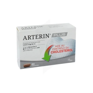 Arterin Plus Levure Rouge De Riz + Co-enzyme Q10 Comprimés B/80