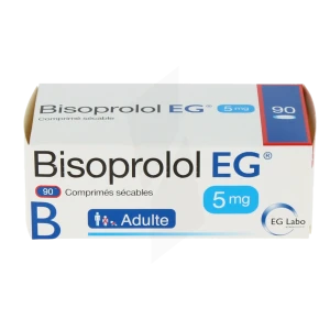 Bisoprolol Eg 5 Mg, Comprimé Sécable