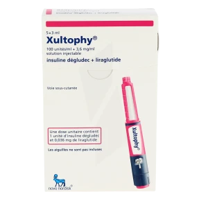 Xultophy 100 Unités/ml + 3,6 Mg/ml, Solution Injectable