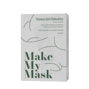 Make My Mask Masque Anti-pelliculaire Démangeaisons Pack/4