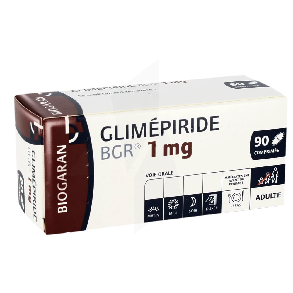 Glimepiride Bgr 1 Mg, Comprimé