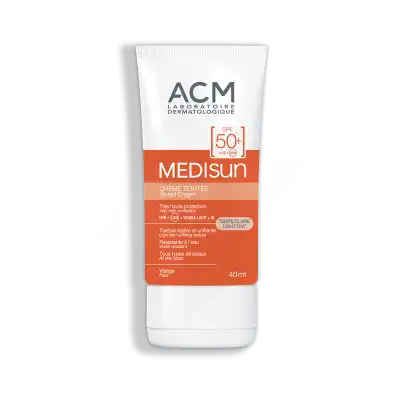 Acm Medisun Spf50+ Crème Teintée Claire T/50ml à TOULON