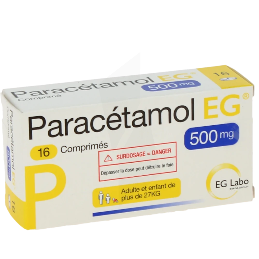 Paracetamol Eg 500 Mg, Comprimé