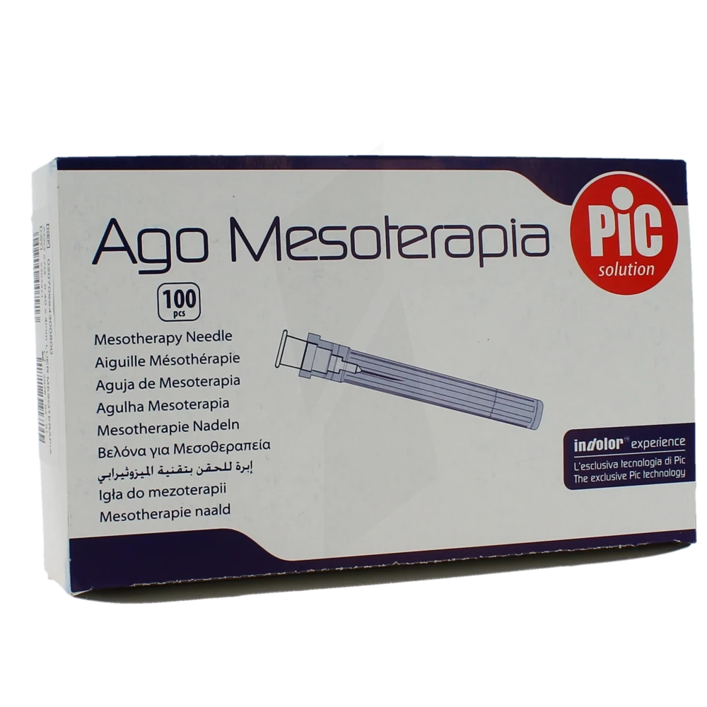 Pic Solution Aiguille Mésothérapie 27gx4mm B/100