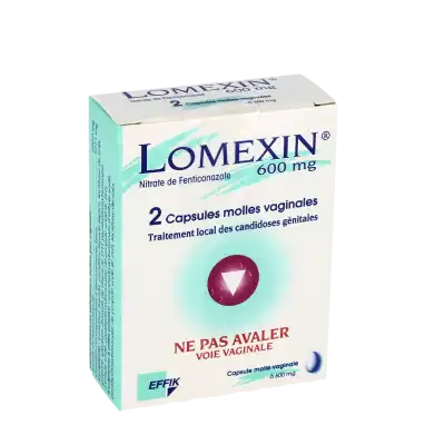 Lomexin 600 Mg, Capsule Molle Vaginale à Bordeaux