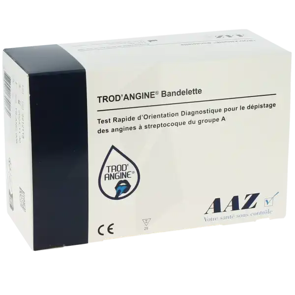 Aaz Trod'angine Bdlette Test Kit/25sach