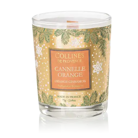 Collines De Provence Bougie Parfumée Cannelle Orange 75g