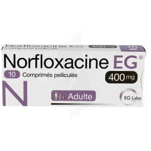 Norfloxacine Eg 400 Mg, Comprimé Pelliculé