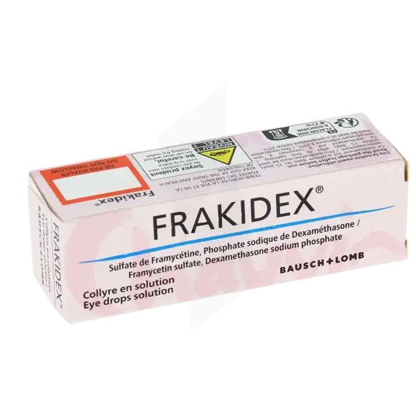 Frakidex, Collyre En Solution