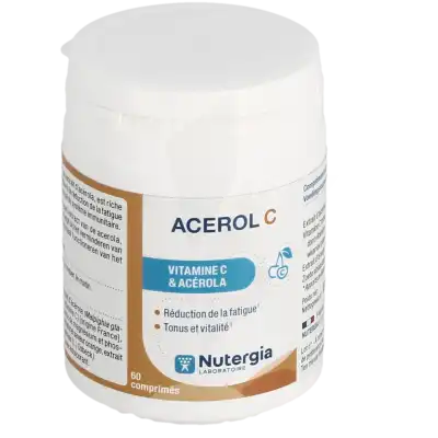 Acerol C Vitamine C Naturelle Comprimés Pot/60 à TOULOUSE