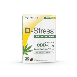 D-stress Relaxation Cbd 50 Mg Caps B/30