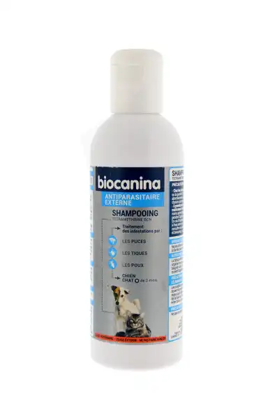 Biocanina Ape Cn Ct Bcn Tétraméthrine Shampooing Fl/200ml