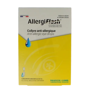 Allergiflash 0,05 %, Collyre En Solution En Récipient Unidose