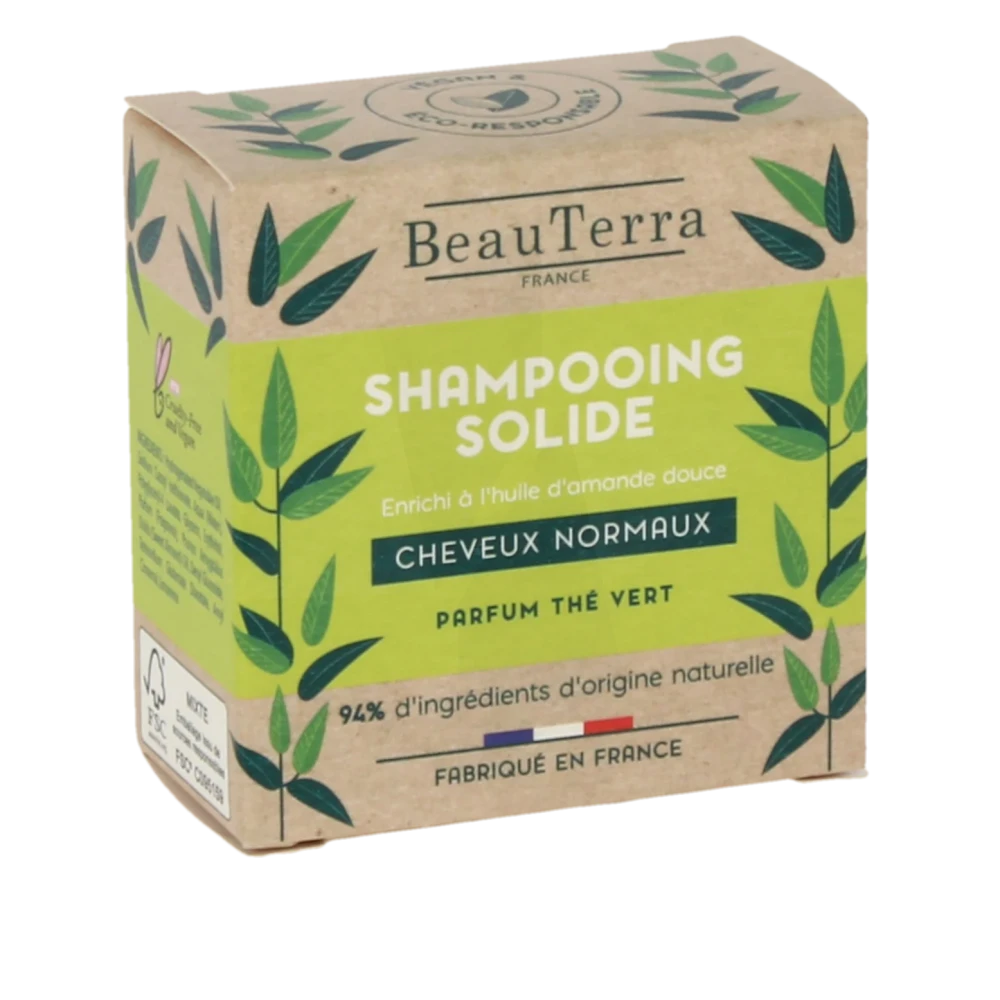Beauterra Shampooing Solide Cheveux Normaux B/75g