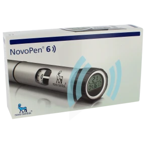 Novopen 6 Stylo Injecteur Insuline Réutilisable Grey