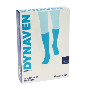 Dynaven Fin Chaussettes  Homme Classe 2 Noir X Large Normal-