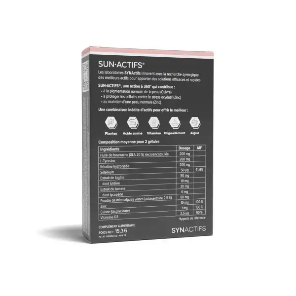 Aragan Synactifs Sunactifs Gélules B/30