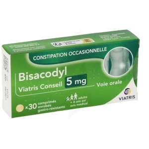 Bisacodyl Viatris Conseil 5 Mg, Comprimé Enrobé Gastro-résistant