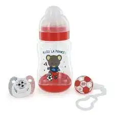 Remond Lo Biberon Coffret Foot 3mois+ Rouge 300ml