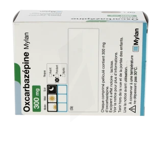 Oxcarbazepine Viatris 300 Mg, Comprimé Pelliculé