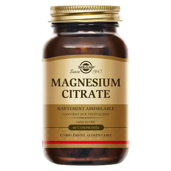 Solgar Magnésium Citrate 200mg Tablettes B/60