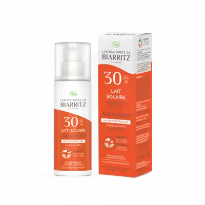 Laboratoires De Biarritz Algamaris Spf30 Lait Solaire Bio Fl Pompe/100ml à LIVRON-SUR-DROME