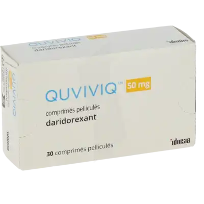 Quviviq 50 Mg Cpr Pell Plq/30 à Bordeaux