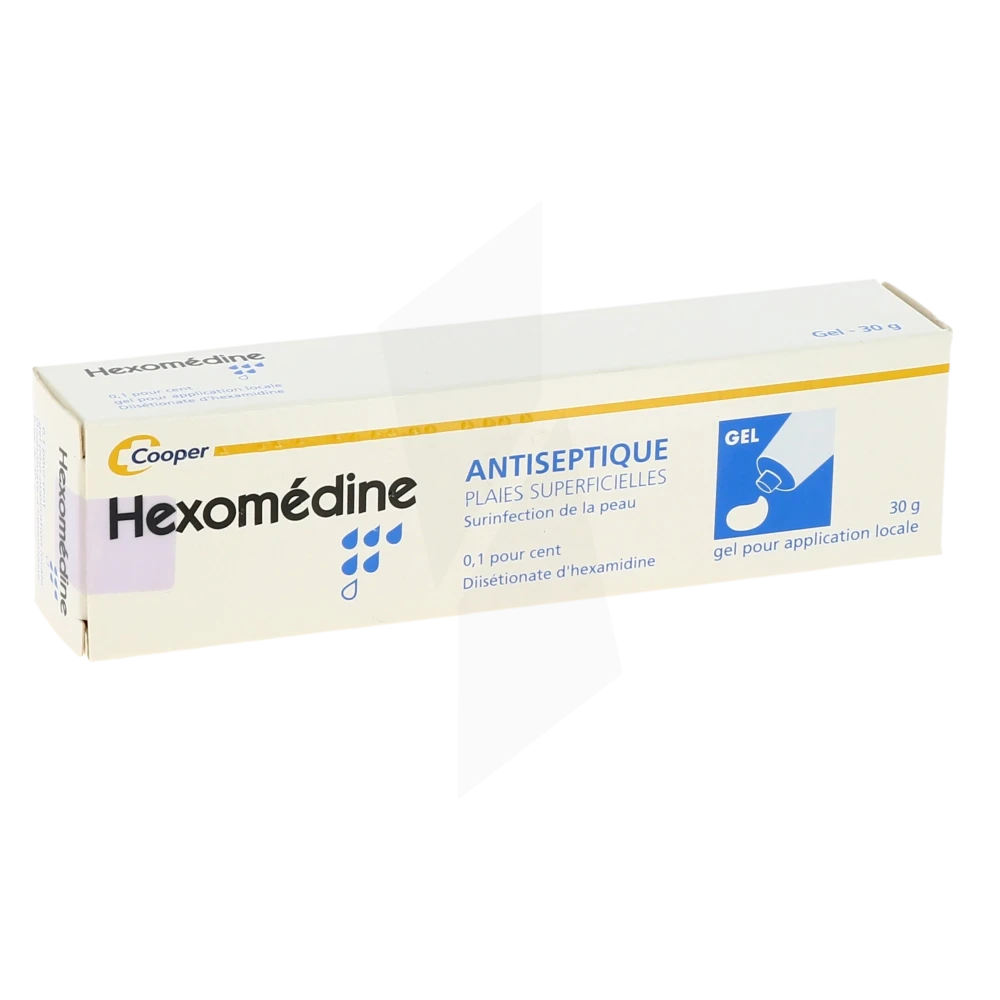 Hexomedine 0,1 Pour Cent, Gel Pour Application Cutanée