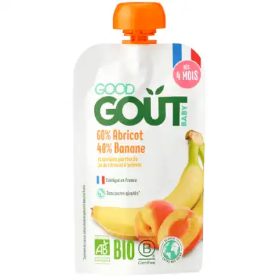 Good Gout - Good Goût Alimentation Infantile Abricot Banane Gourde/120g à Manosque