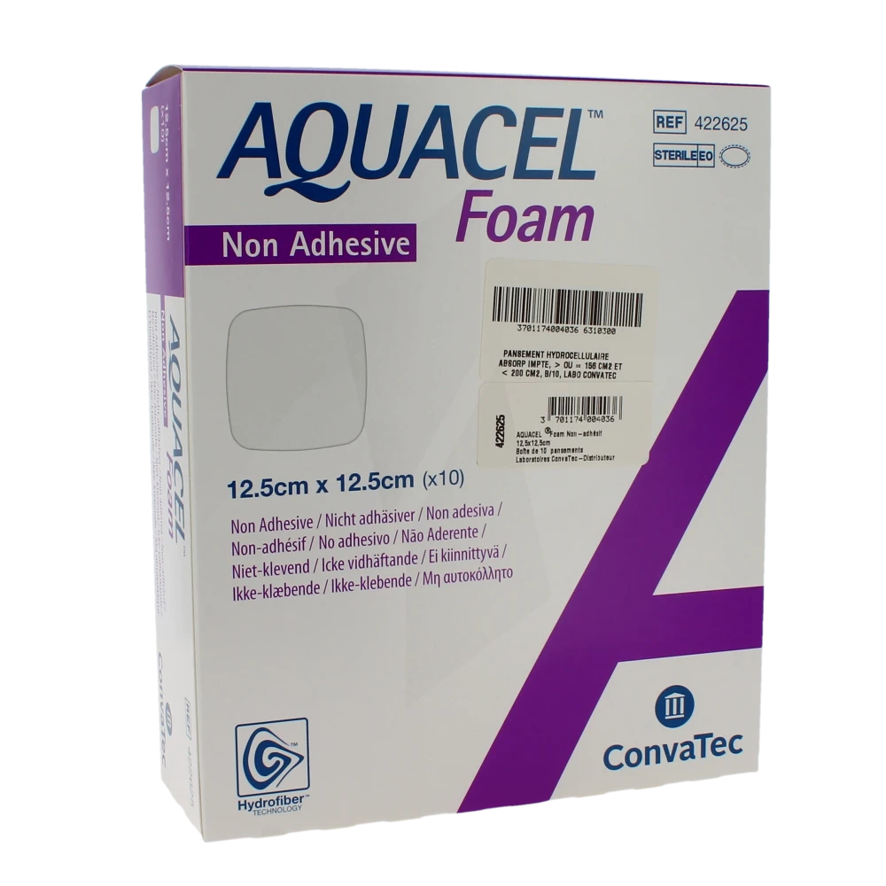 Aquacel Foam Non Adhesive 12,5cmx12,5cm B/10