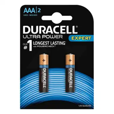 Duracell Aaa Ultra Power Pile B/2 à PINS-JUSTARET