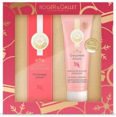 Roger & Gallet Gingembre Exquis Eau De Cologne + Gel Douche Coffret à LA COTE-SAINT-ANDRÉ