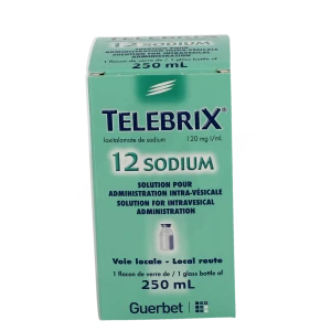Telebrix 12 Sodium (120 Mg I/ml), Solution Pour Administration Intra-vésicale