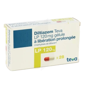 Diltiazem Teva L.p. 120 Mg, Gélule à Libération Prolongée