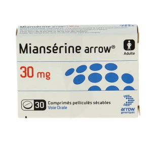 Mianserine Arrow 30 Mg, Comprimé Pelliculé Sécable