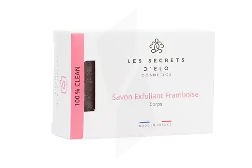 Les Secrets D'elo Savon Exfoliant Framboise 80g